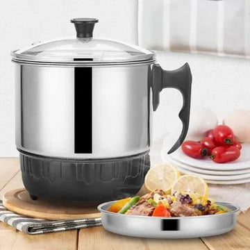 Electric Kettle Stainless Steel Black 50ml Pakistan